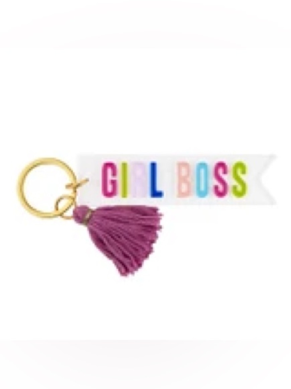 Purple Tassel Keychain
